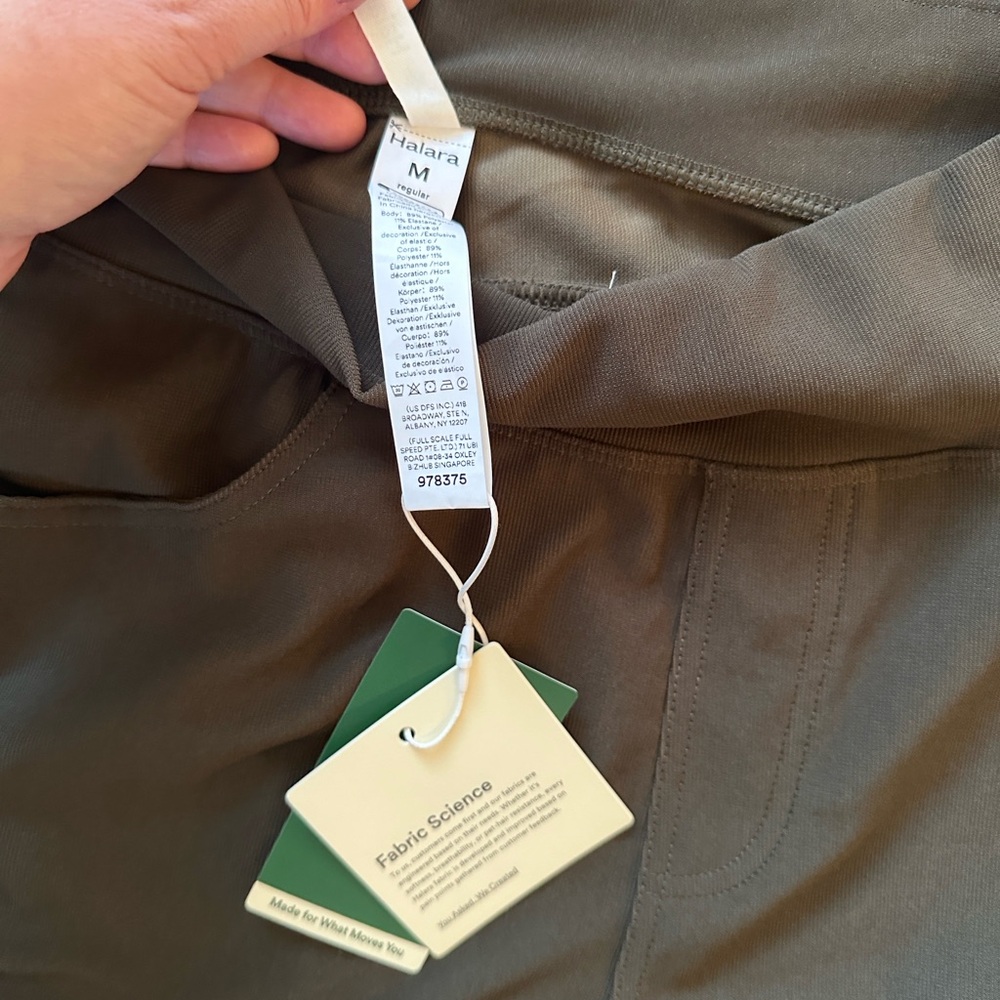HALARA Olive Wide-Leg Pants - Picture 3 of 5